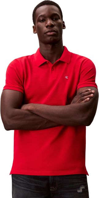 Imagen de la oferta: Calvin Klein Polo de Manga Corta Hombre Monogram Pique de algodón