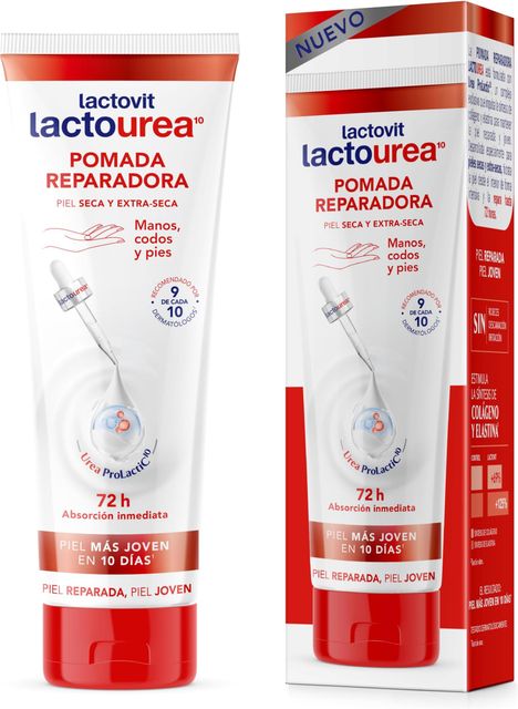 Imagen de la oferta: Lactovit - Pomada Reparadora Manos Lactourea 75 ml – Hidratación y Reparación Intensiva 72h – Con Urea ProLactic10 – Calma y Rejuvenece Piel Seca y Extra-Seca – Resultados en 10 Días