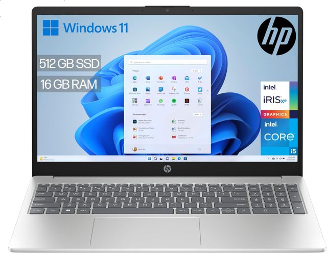 Imagen de la oferta: HP 15-fd0163ns- Ordenador portátil de 15.6" Full HD (Intel Core i5-1334U, 16GB RAM, 512GB SSD, Intel Iris Xe Graphics, Windows 11) Silver - Teclado QWERTY Español