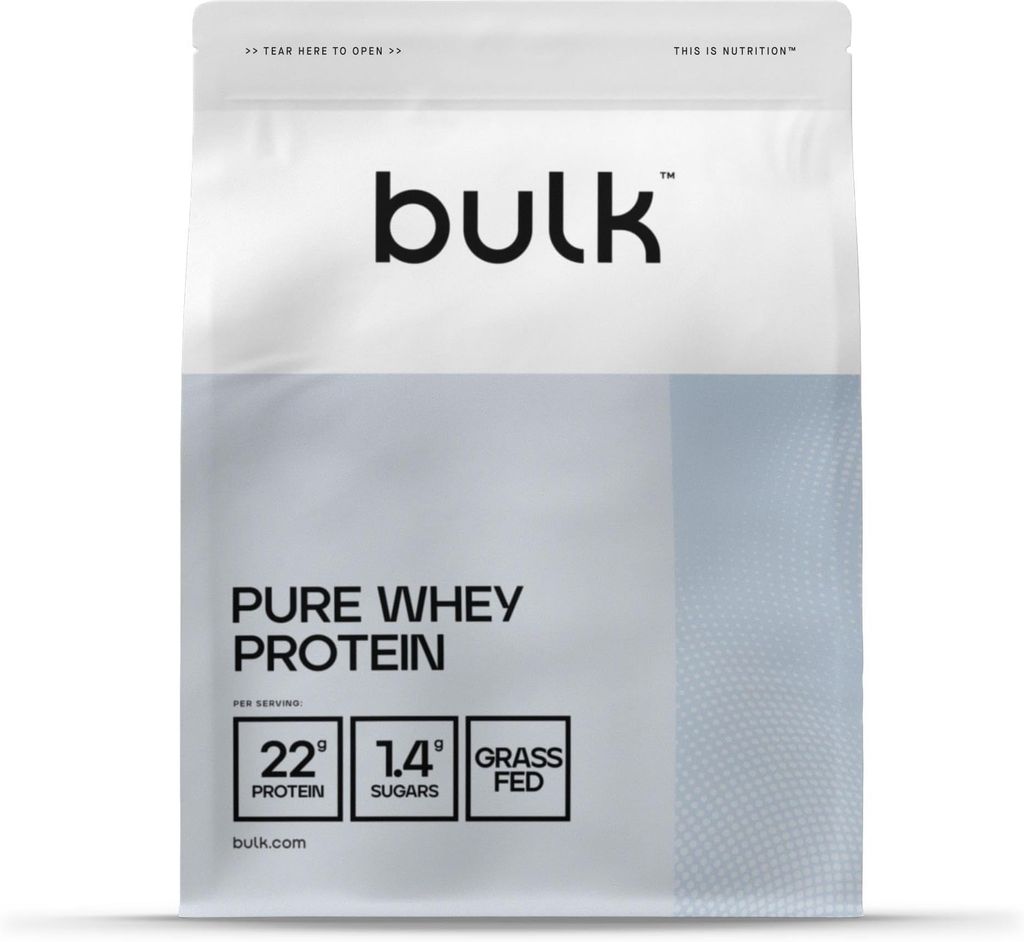 Imagen de: Bulk Pure Whey Proteína en Polvo | Nido de Abeja Malteada de Chocolate | 22g Proteína 5g BCAA porción | Batido de Whey | Bajo en azúcar | Promueve el crecimiento de la recuperación muscular | 500g