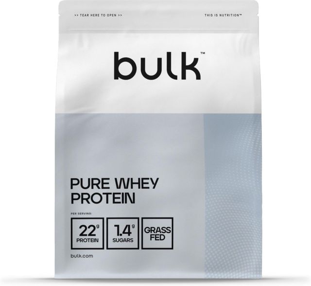 Imagen de la oferta: Bulk Pure Whey Proteína en Polvo | Nido de Abeja Malteada de Chocolate | 22g Proteína 5g BCAA porción | Batido de Whey | Bajo en azúcar | Promueve el crecimiento de la recuperación muscular | 500g