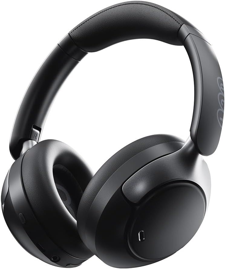 Imagen de: QCY H3 Pro Auriculares Cancelación Ruido Activa Adaptativa, hasta 50 dB Reducción Ruido con múltiples Modos, Audio Hi-Res, LDAC, Cascos Inalámbricos Bluetooth 5.4, Llamada nítida, 55H de autonomía