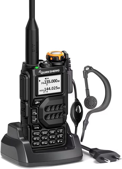 Imagen de la oferta: QUANSHENG Walkie Talkie UV-K5 Profesional Radio,200 canales CTCSS/DCS Walkie Talkie profesionales con auriculares,Transceptor de largo alcance adecuado para actividades al aire libre,Ciclismo,yardas