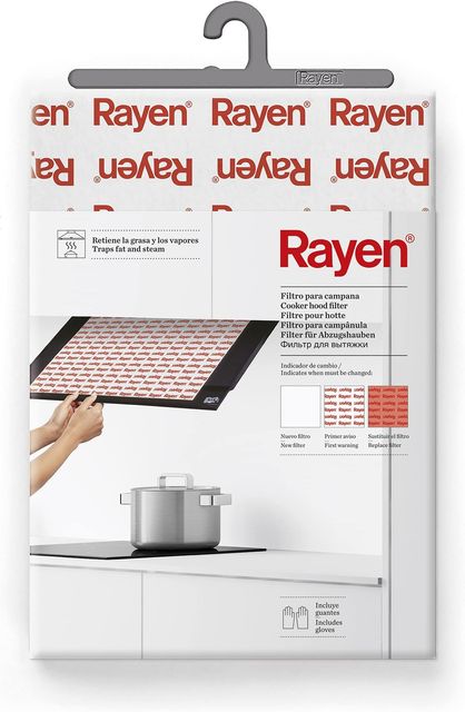 Imagen de la oferta: Rayen | Filtro para Campana | Retiene Grasa y Vapores | Adaptable | Incluye Guantes | Medidas: 57 x 47 cm