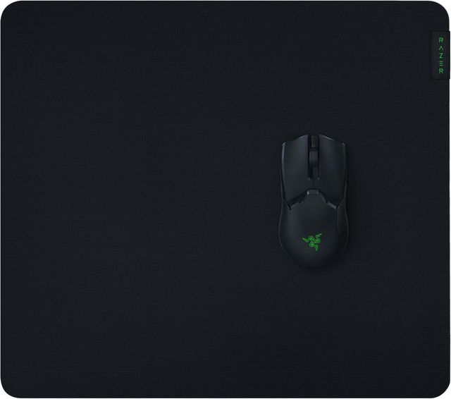Imagen de la oferta: Razer Gigantus V2 Large - Alfombrilla suave Gaming para Ratón, óptima rapidez y control, Medidas 450 x 400 x 3 mm grosor, Goma antideslizante, Tela texturizada de microtejidos, Negro