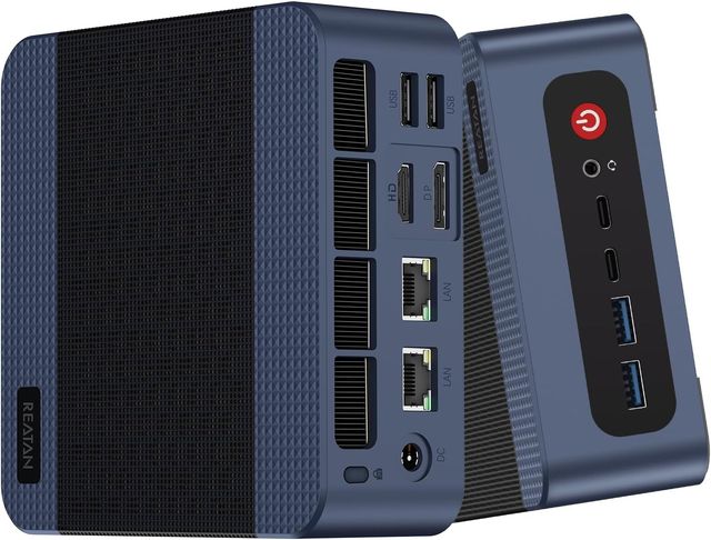 Imagen de la oferta: Reatan A8 Mini PC para Juegos AMD Ryzen 7 8745HS 8C / 6T (MAX 4.9GHz) 32G DDR5 RAM 1T Oculink PCIe4.0 SSD 4K Triple Pantalla USB/DP/HDMI / 2.5G LAN / WiFi6E BT5.2