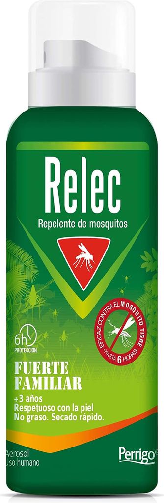 Imagen de: Relec Fuerte Familiar Aerosol Antimosquitos, Repelente de Mosquitos 125 ml, Eficaz Contra El Mosquito Tigre, Eficacia y Protección Contra las Picaduras de Mosquitos en Zonas Templadas