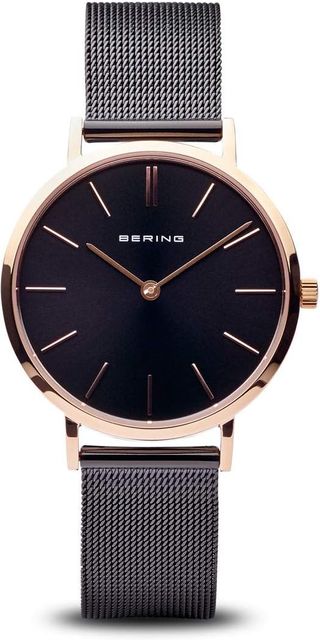 Imagen de la oferta: BERING Reloj de cuarzo para mujer, Colección Charity de acero inoxidable y cristal de zafiro 14134-999-GWP, Resistente al agua: 3 atm