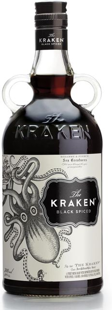 Imagen de la oferta: The Kraken Black Spiced - Ron Premium Kraken - 40% Vol. 0.7L - Ron Especiado