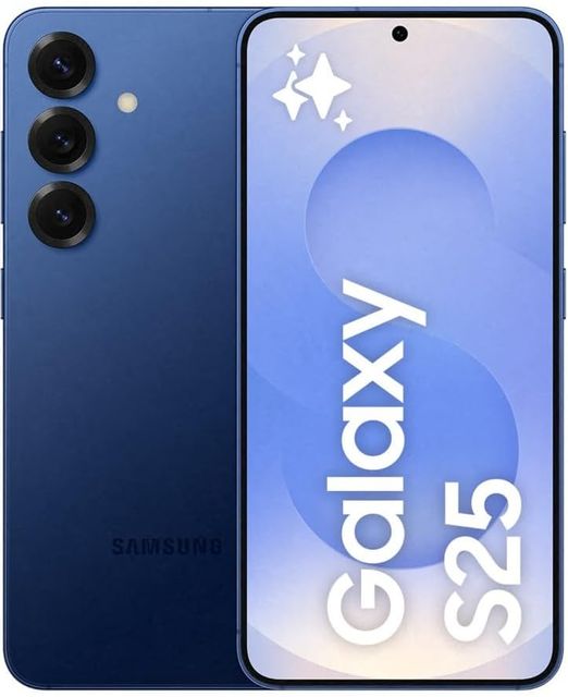 Imagen de la oferta: Samsung Galaxy S25 128GB Teléfono Móvil con IA, Galaxy AI, 12GB RAM, Cámara 50MP, Dual SIM, IP68, Garantía del Fabricante 3 Años + 1 Año Extra, Color Azul Marino (Versión Española)