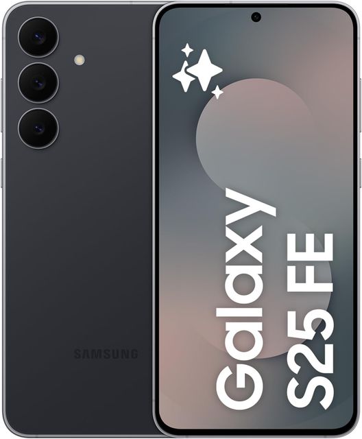 Imagen de la oferta: Samsung Galaxy S25 FE 512GB, Teléfono Móvil con IA, Marco Ligero 7,5mm, Pantalla FHD+ 6,7", Cámara 50MP, Exynos 2400, 8GB RAM, Garantía Fabricante 3 Años+1 Año Extra, Negro Intenso (Versión Española)