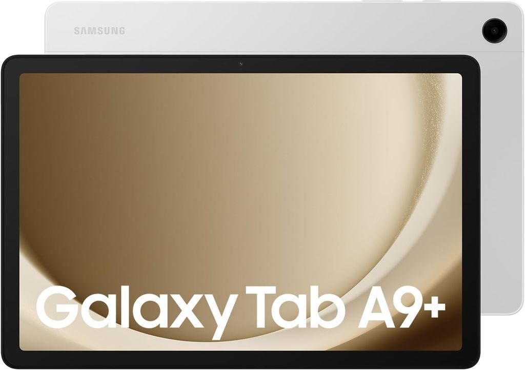 Imagen de: Samsung Galaxy Tab A9+ Tablet Android, 128 GB Almacenamiento, WiFi, Pantalla 11", Sonido 3D, Gris Claro, con 1 Año de Garantía Adicional (Versión Española)