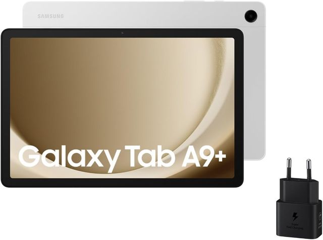 Imagen de la oferta: Samsung Galaxy Tab A9+ Tablet Android, 128 GB Almacenamiento, WiFi, Pantalla 11", Sonido 3D, Plateado (Versión Española)