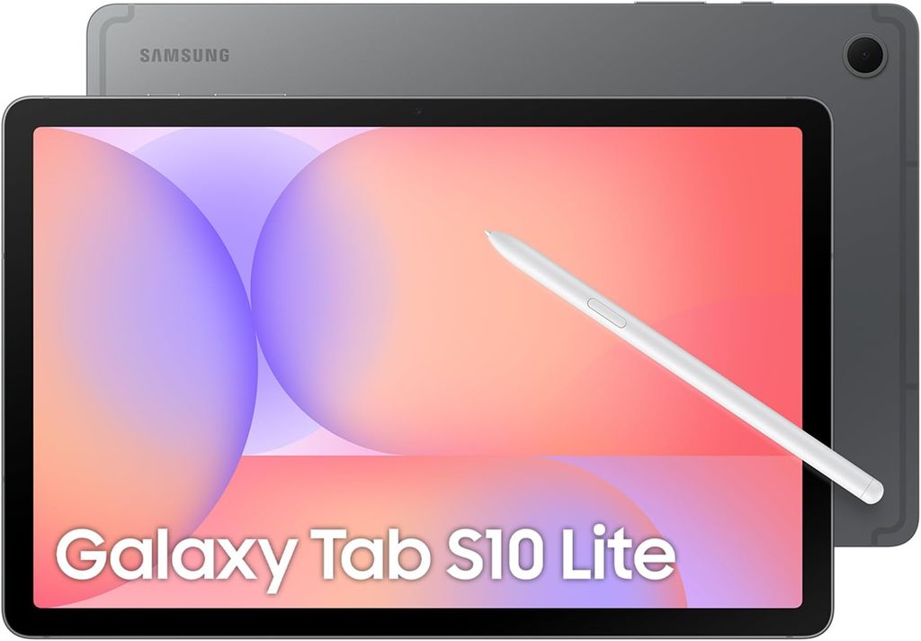 Imagen de: Samsung Galaxy Tab S10 Lite 128 GB - Tablet con IA, Incluye S Pen, 6 GB Memoria, Pantalla 10,9", Batería de Larga Duración, Gris, Garantía del Fabricante 3 Años + 1 Año Extra (Versión Española)