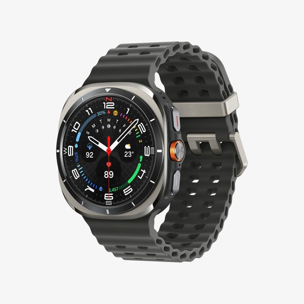 Imagen de: Samsung Galaxy Watch Ultra 2025 47mm - Smartwatch LTE con IA, Titanio, Botón Personalizable, Control de Salud, Garantía del Fabricante 3 Años + 1 año Extra, Plata Titanio (Versión española)