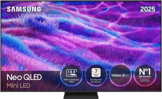 Imagen de la oferta: Samsung TV 85 Pulgadas Neo QLED QN80F 4K Mini LED Smart TV con Vision AI, Quantum Matrix Technology Core, Motion Xcelerator 144Hz y Gaming Hub
