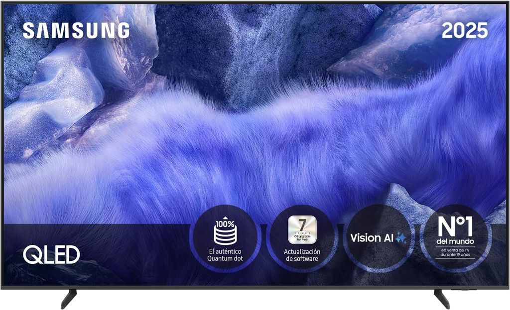 Imagen de: Samsung TV 65 Pulgadas QLED QEF1 4K Smart TV con Vision AI, 100% Volumen de Color con Quantum Dot y más de 500 Canales TV Plus