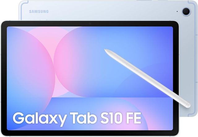 Imagen de la oferta: Samsung Galaxy Tab S10 FE 128GB, Tablet Android + S Pen, Galaxy AI, 8GB RAM, Pantalla de 10,9", Batería de Larga Duración, Azul, Garantía del Fabricante 3 Años + 1 Año Extra