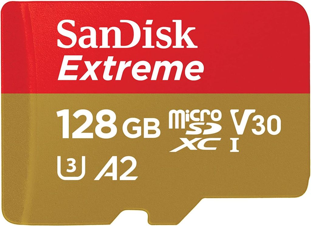 Imagen de: SanDisk Extreme Tarjeta Micro SDXC 128GB + adaptador SD, (Para teléfonos inteligentes, cámaras de acción, drones) V30, hasta 190 MB/s, RescuePRO Deluxe, A2 C10 U3 UHS-I,