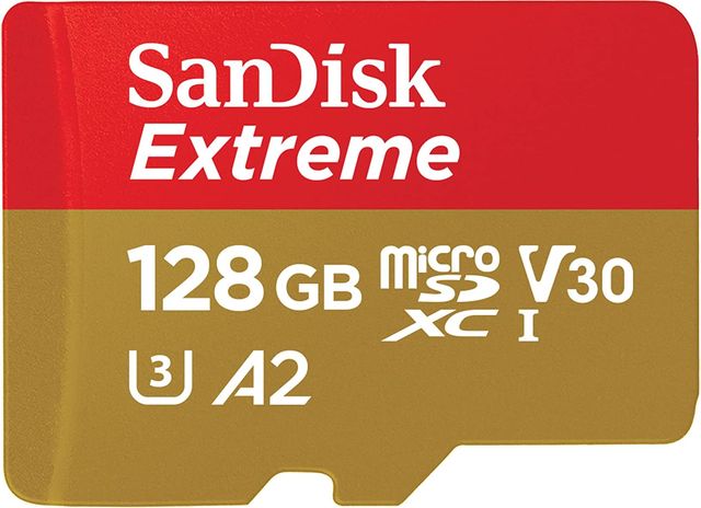 Imagen de la oferta: SanDisk Extreme Tarjeta Micro SDXC 128GB + adaptador SD, (Para teléfonos inteligentes, cámaras de acción, drones) V30, hasta 190 MB/s, RescuePRO Deluxe, A2 C10 U3 UHS-I,