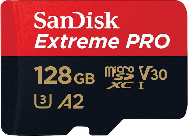 Imagen de la oferta: SanDisk Extreme PRO 128GB tarjeta microSDXC + adaptador SD + RescuePro Deluxe, hasta 200 MB/s, con Clase A2 de rendimiento de las aplicaciones UHS-I Class 10 U3 V30