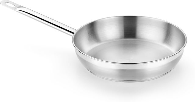 Imagen de la oferta: BRA A121613 Profesional Sartén, 26 cm, Acero Inoxidable, 18/10, Triple Fondo difusor sin Antiadherente, Full Induction, Mango ergonómico, Plateado