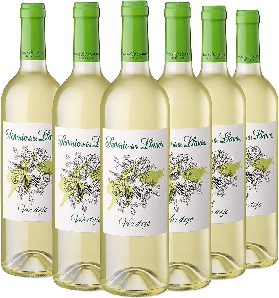 Imagen de: Señorío de los Llanos Verdejo - Vino Blanco - Caja de 6 Botellas x 750 ml