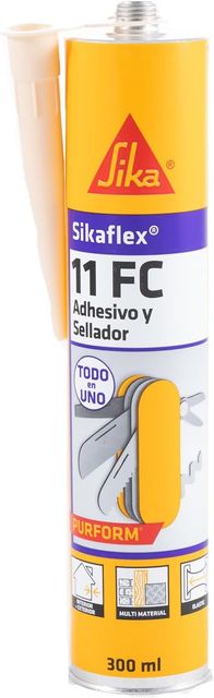 Imagen de la oferta: SIKA - Masilla adhesivo multiusos - Sikaflex 11 FC Purform - Beige - Junta y pegamento - Sellador poliuretano multisoportes - Interior y Exterior - 300ml