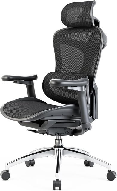 Imagen de la oferta: SIHOO Doro C300 - Silla de Oficina ergonómica con reposabrazos Ultra Suaves en 3D, Soporte Lumbar dinámico para Silla de Oficina en casa, Respaldo Ajustable para Silla de Escritorio (Negro)