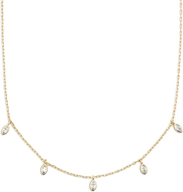Imagen de la oferta: SINGULARU - Collar Misty. Latón con Baño en Oro de 18 Kt. Joyas Para Mujer