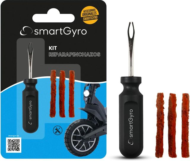 Imagen de la oferta: SMARTGYRO Kit Repara Pinchazos - Herramienta para Reparar Pinchazos de Ruedas Neumáticas Tubeless, Patinetes Eléctricos