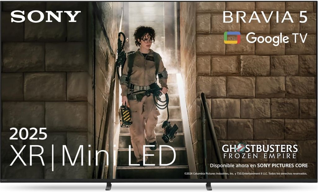 Imagen de: Sony BRAVIA 5, Mini LED TV 65 Pulgadas, Procesador XR con IA, Acoustic Multi-Audio, Dolby Vision/Atmos, IMAX Enhanced, Google TV 2025, Apple AirPlay 2, Eco Dashboard2, Smart TV, 65"