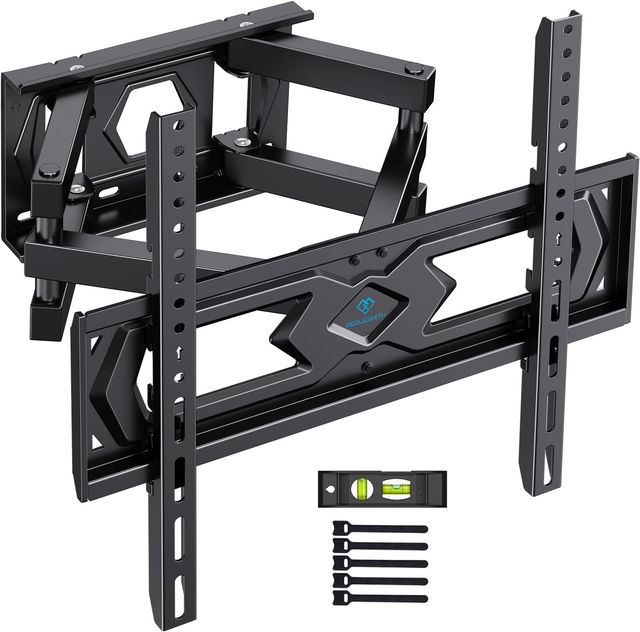 Imagen de la oferta: PERLESMITH Soporte TV Pared Articulado Inclinable Y Giratorio – Soporte TV para 26-70 Pulgadas Pantallas – MAX VESA 400x400mm, para Soportar 45kg