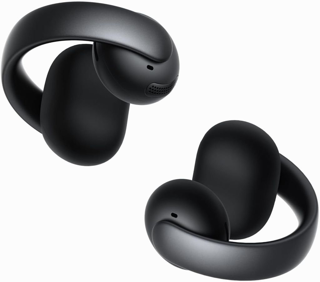 Imagen de: soundcore AeroClip de Anker, Auriculares Open-Ear, Comodidad de adaptación, Llamadas nítidas con 4 micrófonos con IA, Ajuste Estable, Altavoces de 12 mm para un Sonido Claro, Forma de Anilla Abierta