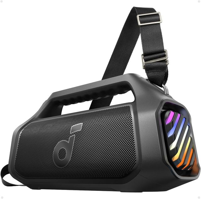 Imagen de la oferta: Soundcore Boom 2 Plus Altavoz Bluetooth Potente, 140 W con 2+2 Canales Estéreo, BassUp 2.0, Carga Rápida de 30 W, 20 h de Autonomía, IPX7, Flotante, Luces RGB, USB-C, EQ Personalizado, Bluetooth 6.0