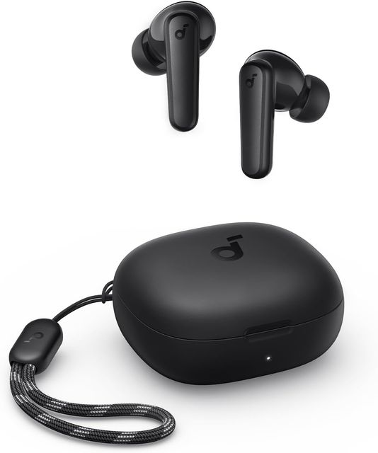 Imagen de la oferta: Soundcore P20i Auriculares inalámbricos Bluetooth by Anker, diafragmas de 10mm con Big Bass, Auriculares Bluetooth 5.3, Reproducción 30H, IPX5, 2 micros para Llamadas nítidas con IA, EQ Personalizado