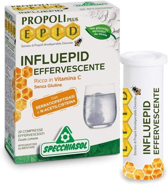 Imagen de la oferta: SPECCHIASOL INFLUEPID EFERVESCENTE - 20 comprimidos - Alivia los sintomas de la gripe y el resfriado