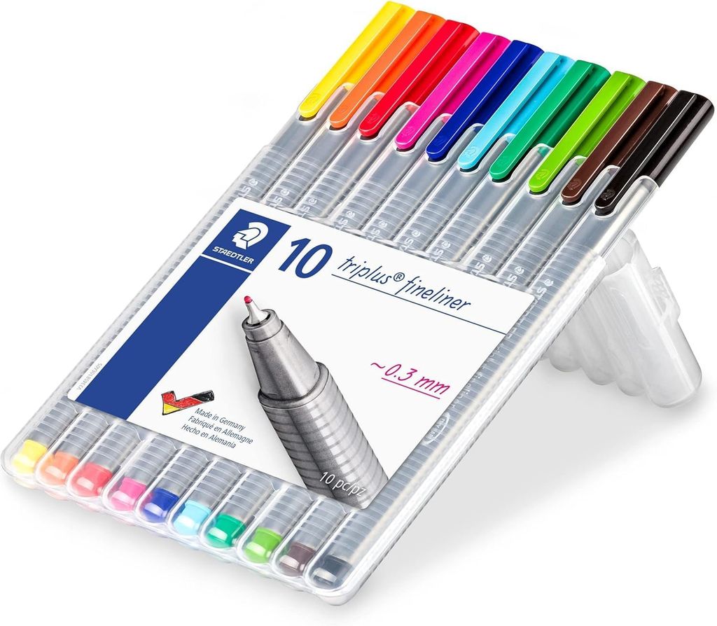 Imagen de: STAEDTLER 334 SB10 - Bolígrafo punta fina, 10 unidades, Multicolor