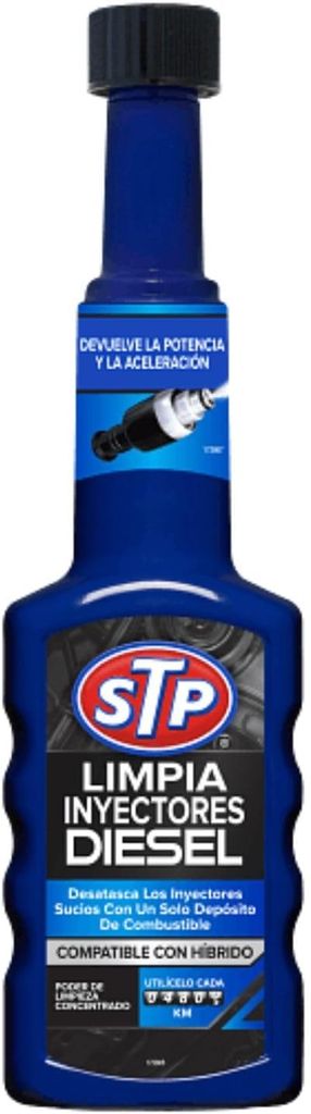 Imagen de: STP Limpia Inyectores Diésel, Elimina Depósitos, Mitiga Ralentí Brusco, Restablece Potencia y Reduce Emisiones, 200ml, El embalaje puede variar