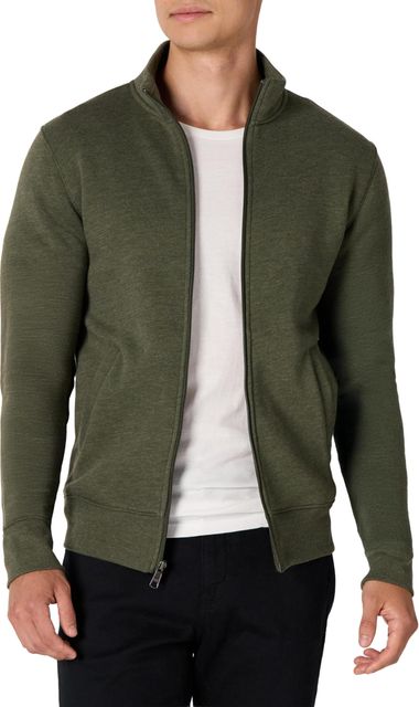 Imagen de la oferta: Amazon Essentials Hombre Sudadera de Forro Polar con Cuello Perkins y Cremallera Completa