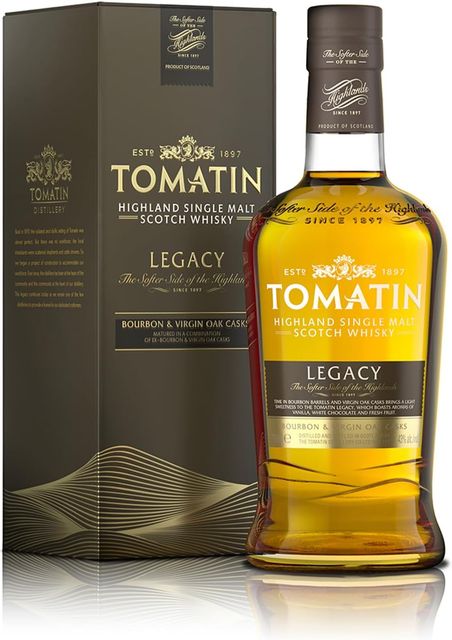 Imagen de la oferta: Tomatin Legacy Highland Single Malt Scotch Whisky 43% Vol., 700 ml ( Paquete de 1)