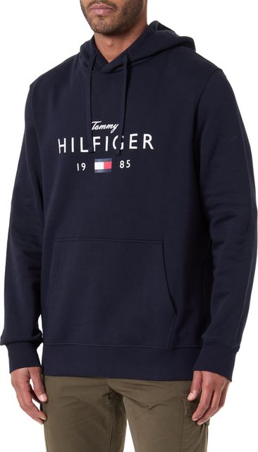 Imagen de la oferta: Tommy Hilfiger Brand Love Big Hilfiger Hoodie Mw0mw41427 Sudadera con Capucha Hombre (Pack de 1)