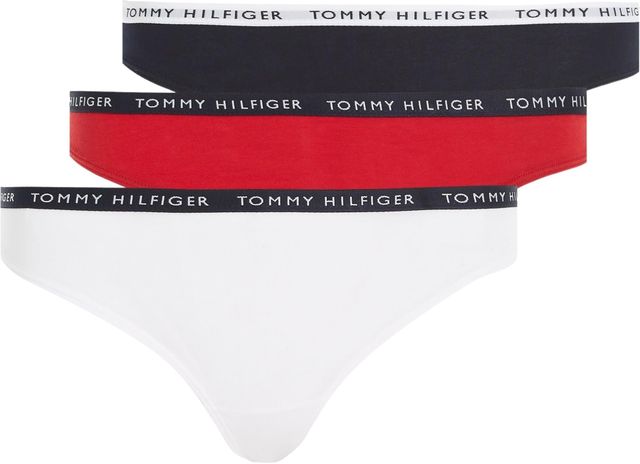 Imagen de la oferta: Tommy Hilfiger Pack de 3 Braguitas Tipo Tanga para Mujer