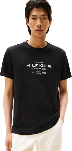 Imagen de la oferta: Tommy Hilfiger Hilfiger Stack Graphic tee Mw0mw40002 Camiseta S/S Hombre (Pack de 1)