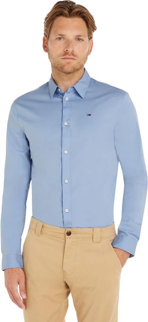 Imagen de la oferta: Tommy Jeans Camisa Hombre TJM Original de Manga Larga