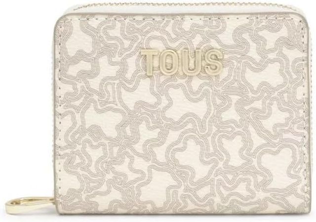 Imagen de la oferta: Tous Monedero Beige, para Mujer, Medidas 8,5 x 10 x 2 cm, Colección Kaos Mini Lines