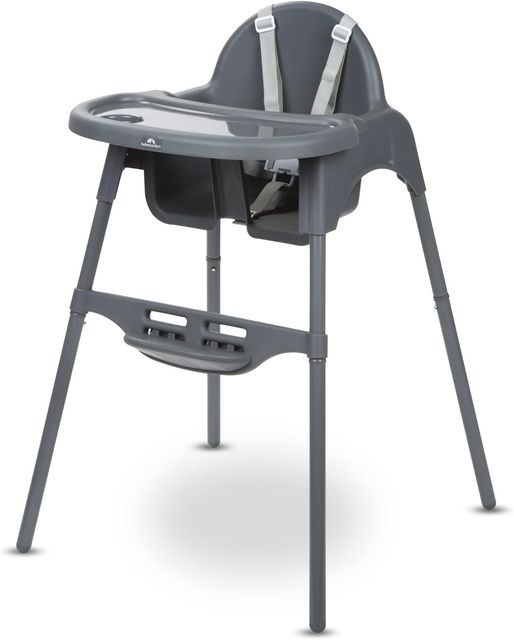 Imagen de la oferta: Bebeconfort Meely, Trona Bebé 2 en 1 Ajustable, Trona Portátil Bébé Convertible en Silla, 6 M-3 A (máx. 15 kg), Ligera (3,3 kg), Trona para Bebé, Fácil de limpiar, Arnés 5 Puntos, Dark Grey