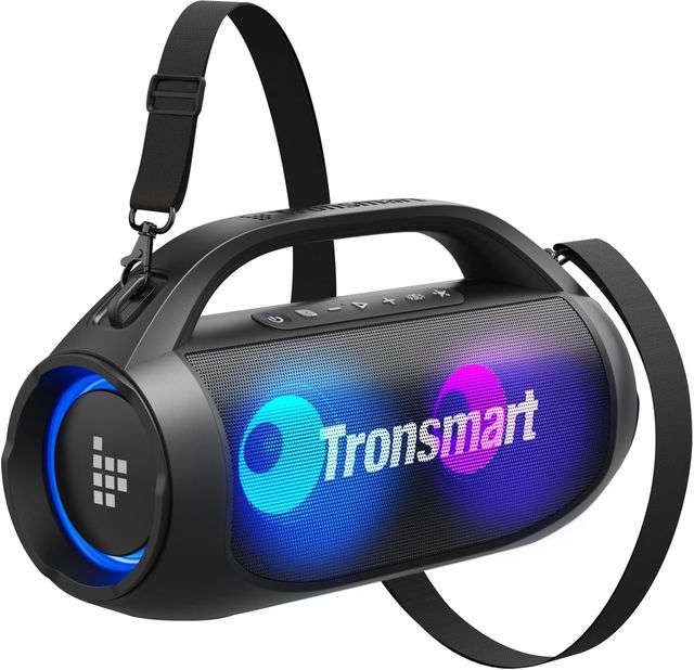 Imagen de la oferta: Tronsmart Bang SE Altavoz Bluetooth 40W, Altavoces Portátil Potente, Luces Led, Waterproof IPX6, 24H de Reproducción, Sonido Estéreo, Aux y Power Bank, Speaker con Bluetooth 5.3 para Fiestas