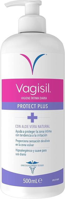 Imagen de la oferta: Vagisil Higiene Íntima Diaria Protect Plus, Antibacteriano, Con Aceite de Neem y Árbol del Té, 500ml