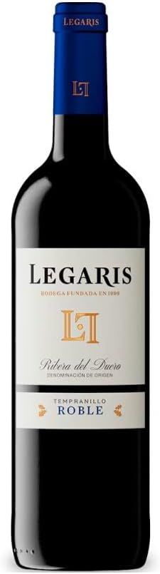 Imagen de: Legaris Roble - Vino tinto D.O Ribera del Duero, 100% Tempranillo - 75cl